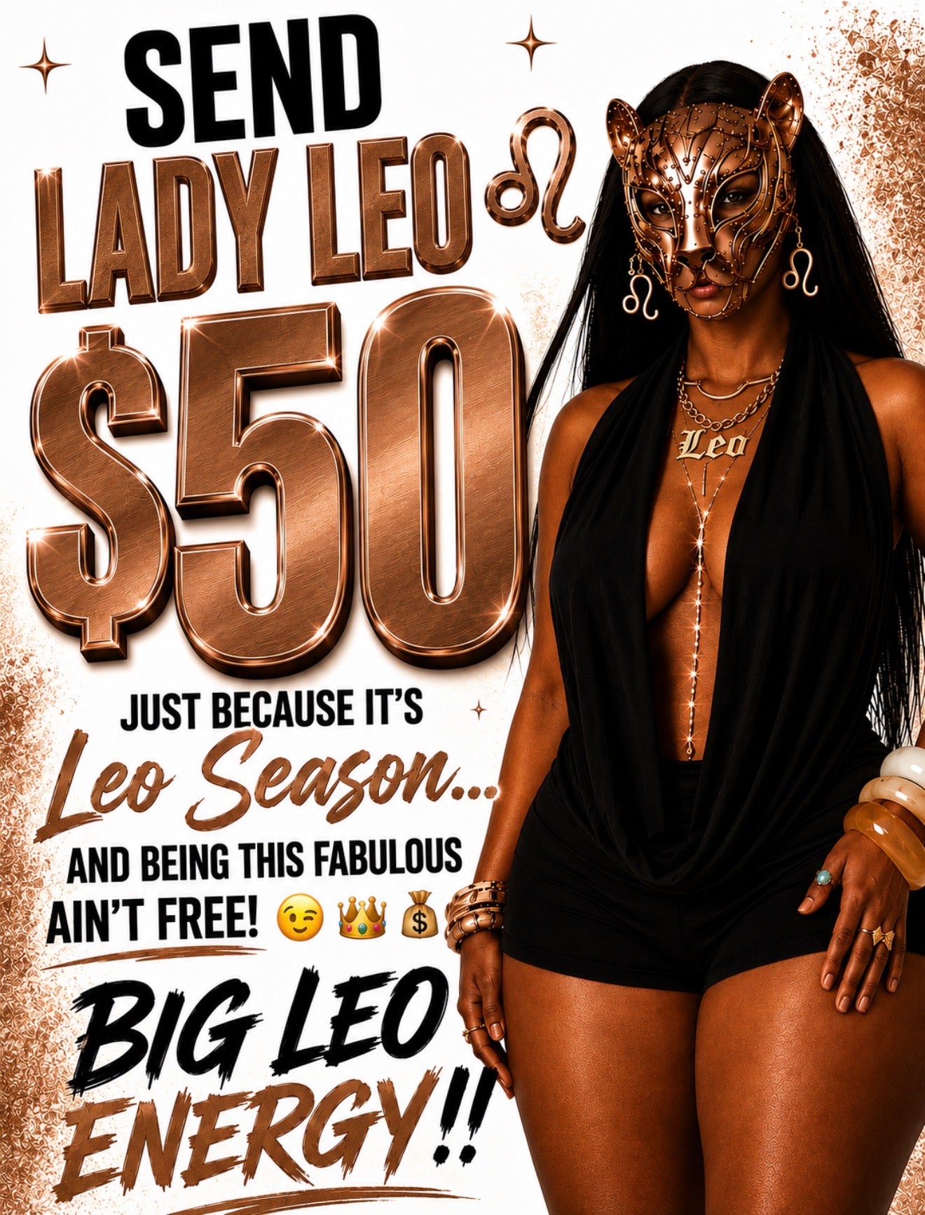 Send Lady Leo $50