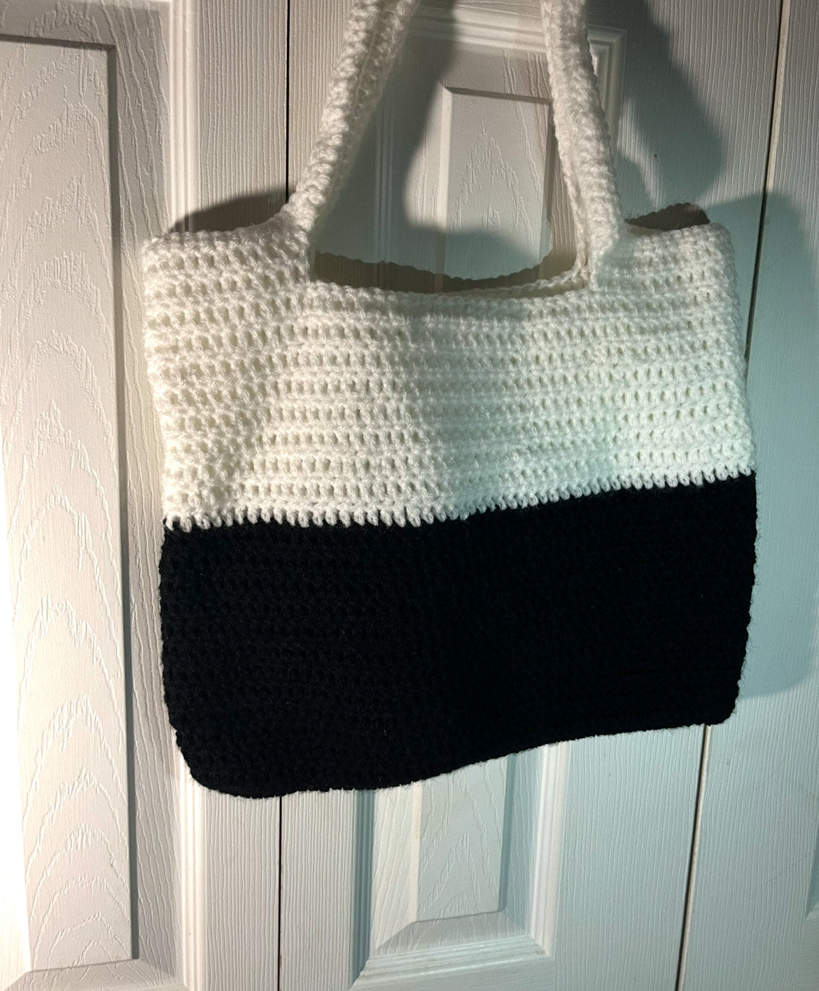 Black & White Handmade Hand Bag